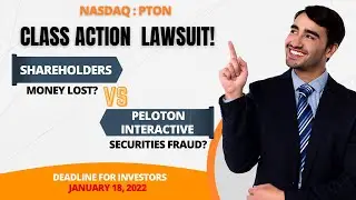 (#PTON) PTON Stock 📉 SHAREHOLDERS In Peloton Interactive, Inc Securities Class Action $PTON Stock