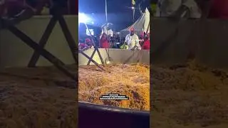 Hilda Baci breaks the Guinness World Record as She Cooks Jollof in a Big Pot with 250bags of Rice