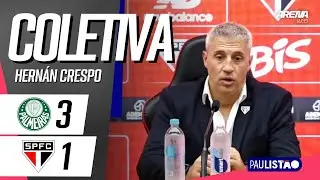 COLETIVA HERNÁN CRESPO | AO VIVO | Palmeiras x São Paulo - Paulistão 2026