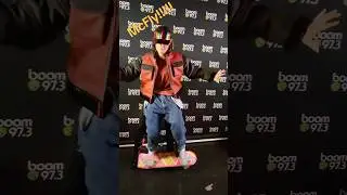 Amazing Hovering Marty McFly Halloween costume #backtothefuture #shorts