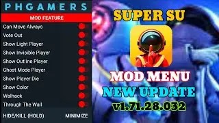 Super Sus MOD Apk v1.71.28.032 Меню, Безлимитный контент, Дрон, Wallhack