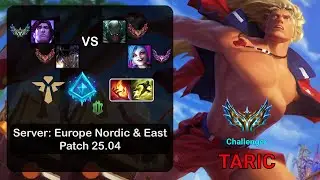 Taric Support + Nilah vs Pyke + Jinx - EUNE Challenger - Patch 25.04