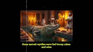Бог-крокодил Древнего Египта. #sobek #historyshorts