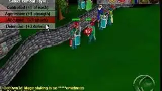 Xnamelessx Getting owned in duel Runescape Classic