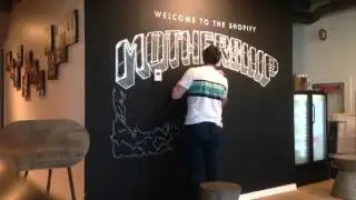 Shopify Mothership Lettering Process