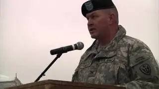 504th BFSB cases colors for deployment to Kosovo