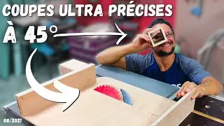 FABRIQUER UN CHARIOT DE COUPE A 45° ( Des coupes précises pour pas cher ! )