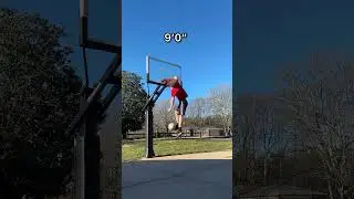 Travis Reynolds Dunking on a Mega Slam 60 Basketball Hoop #megaslamhoops