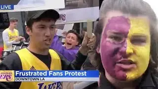 EMBARRASSING Protest Erupts At Staples Center As Lakers Fans Express ANGER At Front Office!
