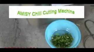 Chili Cutting Machine for chili segments, chili rings, and chili shreds