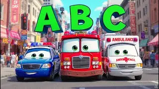 Trucks & Cars Alphabet A-Z 🚗 | Street Vehicles Phonics | Best Toddler Learning