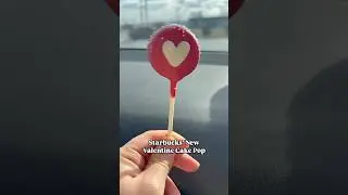 Have you tried the new Starbucks cake pop? #starbucks #cakepop #valentinesday
