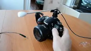 Внешний микрофон для Nikon D7000, от Web камеры.