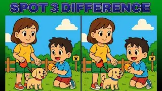 [Spot the Difference Brain Training] Use your sharp eyes and smart brain to solve this puzzle!