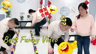 Ridiculous family games| Hilarious couple| Laughing father and son 😂