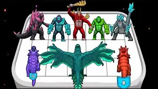 Merge Kaiju : Godzilla Vs Kong Monster Rampage  |  Merge Dinosaur Battle | Merge Kong X Godzilla