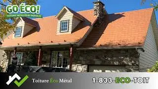 Eco Metal Roof Quebec #viral #instagram #m&eacute;tallique 