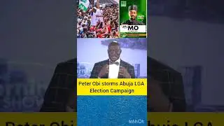 Obi or Nothing on the plate as  peter obi storm Abuja to campaign for ADC candidates 