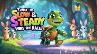 Timmy the Turtle: Slow and Steady Wins the Race 🐢✨ | Moral Story for Kids.