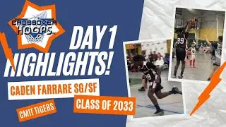 Crossover Hoops Tournament Day 1 Highlights Caden Farrare #basketball #ballislife #youthsports 