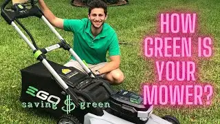 Environmental impact of lawn equipment | Why we bought an EGO electric mower