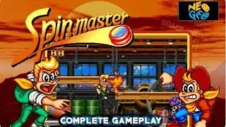 Spin Master - MIRACLE ADVENTURE (Gameplay) - NEO GEO | COMPLETE