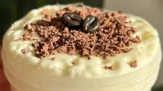 How to Make Tiramisu Cake Slime (White Glue Slushie Texture from Macarons Slime)