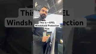 XPEL windshield protection film is self healing. #xpel #windshield #protection