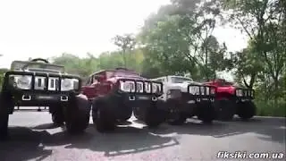 Детский электромобиль M 3570 EBLR-1 Джип Hummer, кожаное сиденье - fiksiki.com.ua