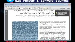 Impact of HVDC Transmission System Topology on Multiterminal DC Network Faults