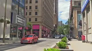 Downtown Montreal Canada June 2020