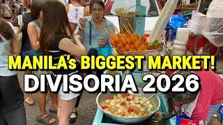 Philippines BIGGEST Market in Manila | DIVISORIA Streets, Food, Vegetables Prices & Bargain Shopping