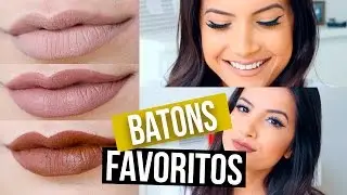 MEUS BATONS NUDES/MARRONS FAVORITOS DA VIDA! #VEDA14