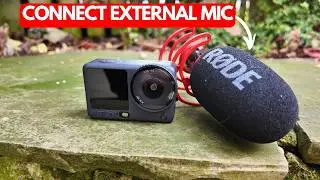 HOW To CONNECT An External MICROPHONE to DJI OSMO ACTION 6