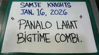 BIGTIME COMBI SWERTRES PANALO LAHAT JANUARY 16, 2026