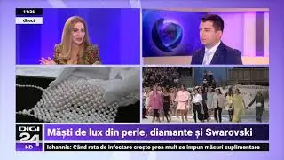 Măști cu perle, diamante și cristale. Adina Buzatu: Dacă porți un logo mare, nu arăți că ai bani