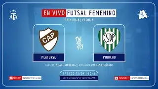 🔴 EN VIVO | Platense vs. Pinocho | Fecha 6 | Primera A AFA | Futsal Femenino