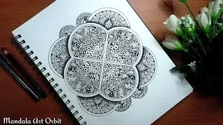 Beautiful 💮 Mandala Drawing Timelapse | 😇 Relaxing Art Therapy #youtube #art #relaxing #asthetic 