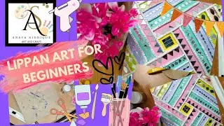 Lippan art for beginners artists 🤍🙌🏻...