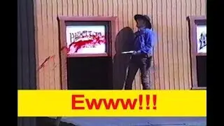 BLOOD SPIT GAG- Old Universal Studios Western Stunt Show (Compilation)