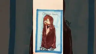 Drawing Obi Wan Kenobi for the Disney 100 #art #disney100 #starwarsart #obiwan