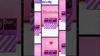 diy calender📆&hearts;️ #shrigeeta'sdiy #shortsfeed #viral