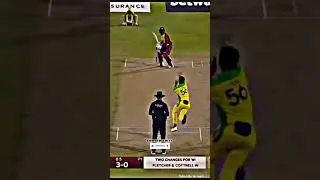 Andre Fletcher 😠 No Look Six | #Shorts #nolookshot #cricket 🏏