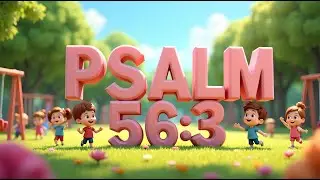 Psalm 56:3 | When I am afraid, I put my trust in You | Kids Bible Verse Song