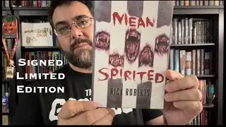 Mean Spirited Signed/Limited Edition Book Unboxing Nick Roberts Crystal Lake Publishing Horror