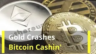 Gold Flash Crash As Bitcoin Recovers
