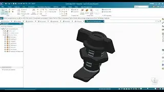Solid Edge Tutorial &ndash; Part Modelling  and Assembly of Cam Lock