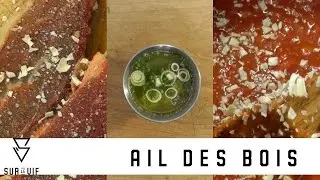 L'ail des bois d&eacute;shydrat&eacute;e SUR LE VIF