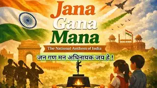 जन गण मन अधिनायक जय हे 🇮🇳 | Jan Gan Man Adhinayak Jai He | 26 January Republic Day