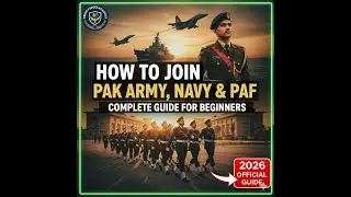 How to Join Pak Army, Navy Air Force After Intermediate (FSC/Inter)  Complete Career Guide 2025-2026